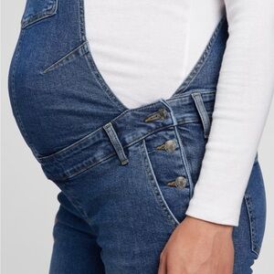 GAP Maternity Denim Overalls - MEDIUM